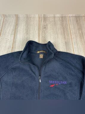 Wellstar Healthcare Jacket Women’s XXL FLeece Navy Blue.